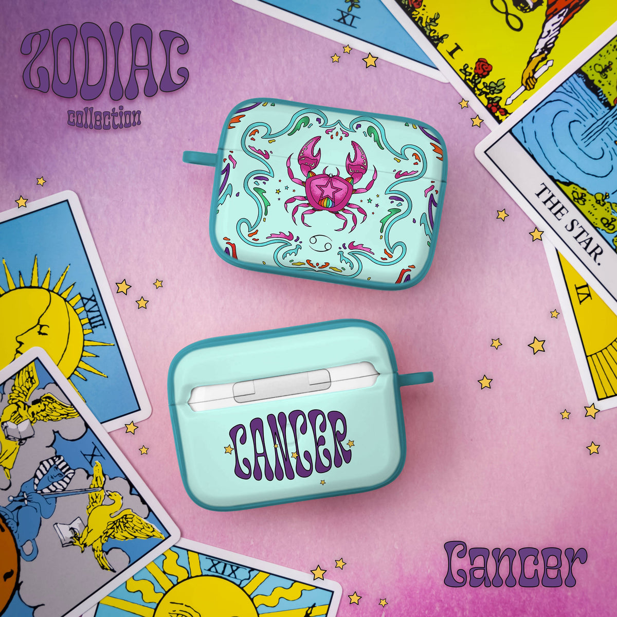 Zodiac Collection Protective Case for Apple AirPods Pro 1 & 2