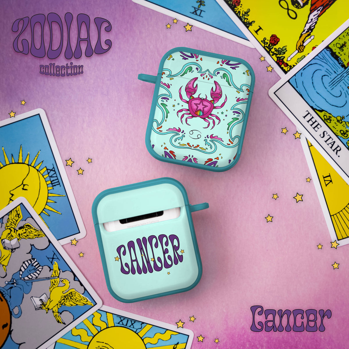 Zodiac Collection Protective Case for Apple AirPods Gen 1 & 2 - Image 20