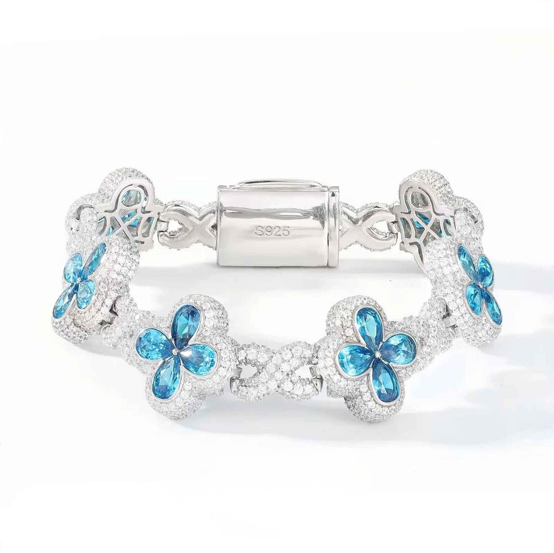 Fleur d’Éternité Moissanite Bracelet Apple Green