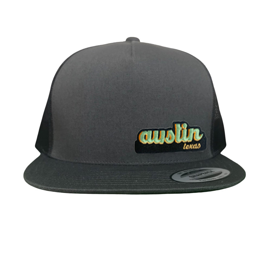 Last Stand Austin Texas Cut Out Patch Trucker Hat