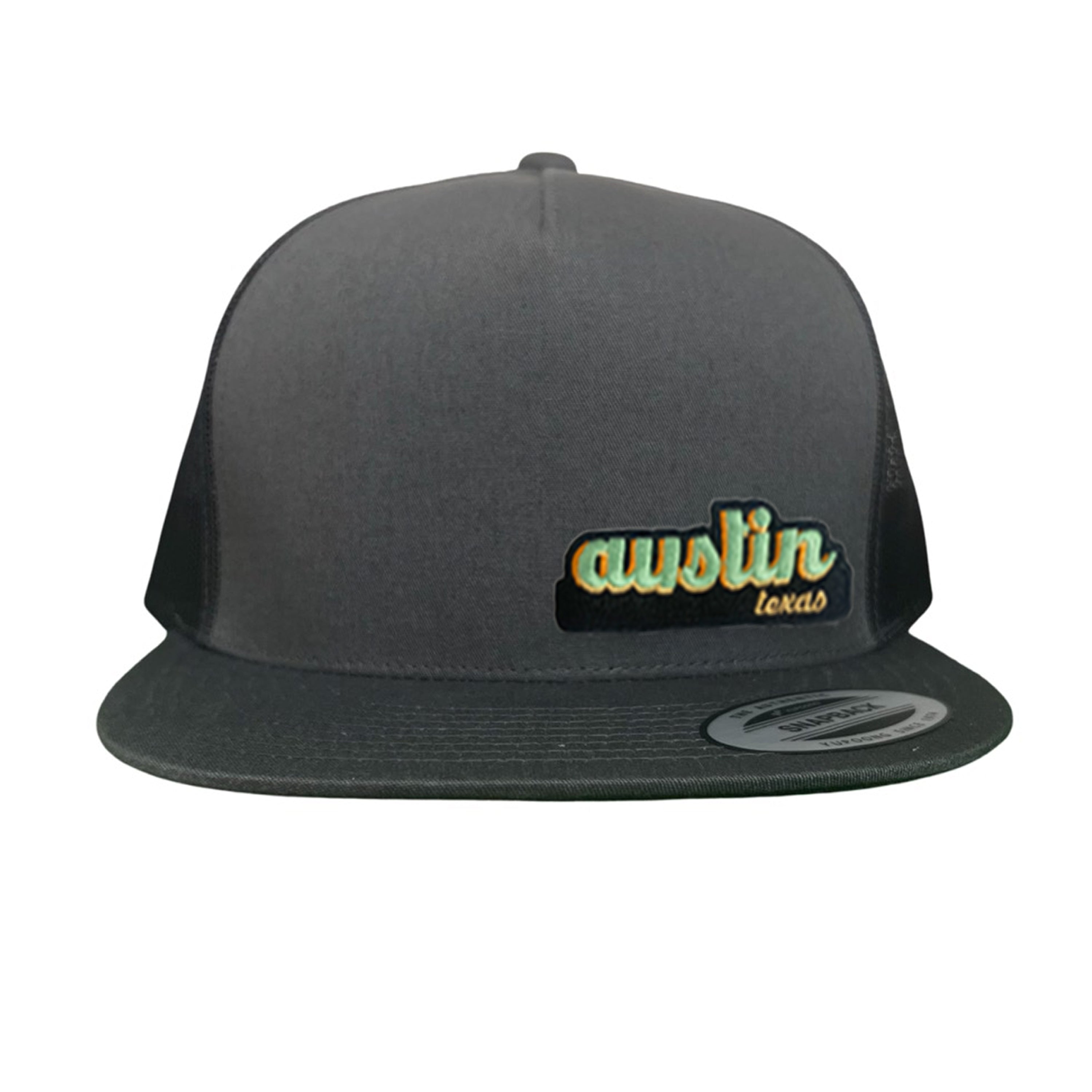 Last Stand Austin Texas Cut Out Patch Trucker Hat