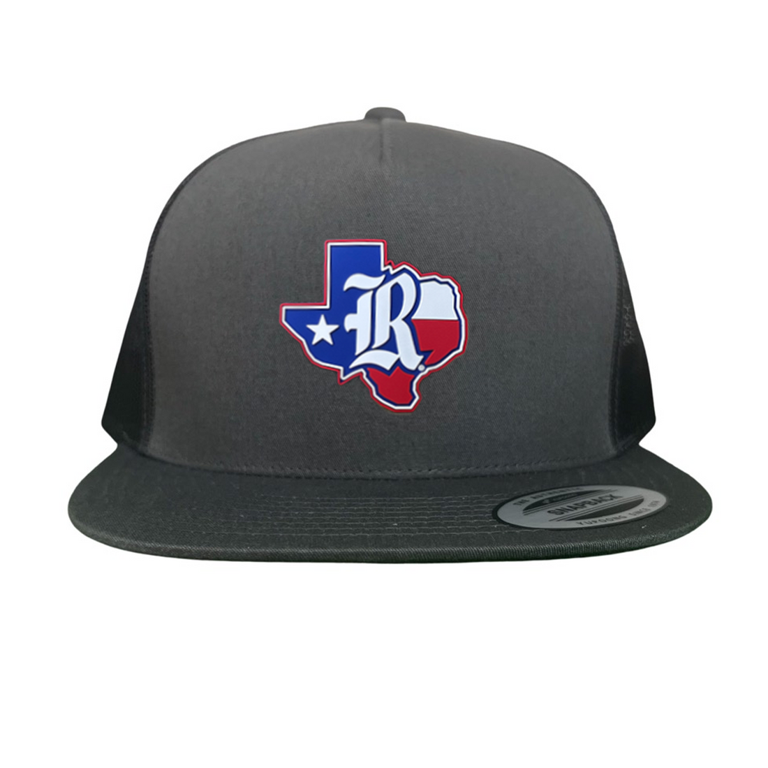Rice University Old R Texas Flag Rubber Patch Hat
