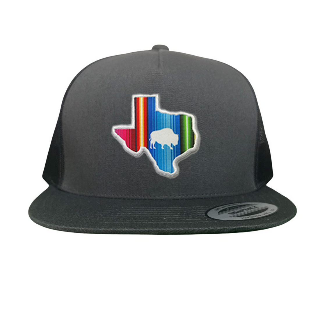 State of Texas Serape Baseball Cap with Adjustable Snapback Closure