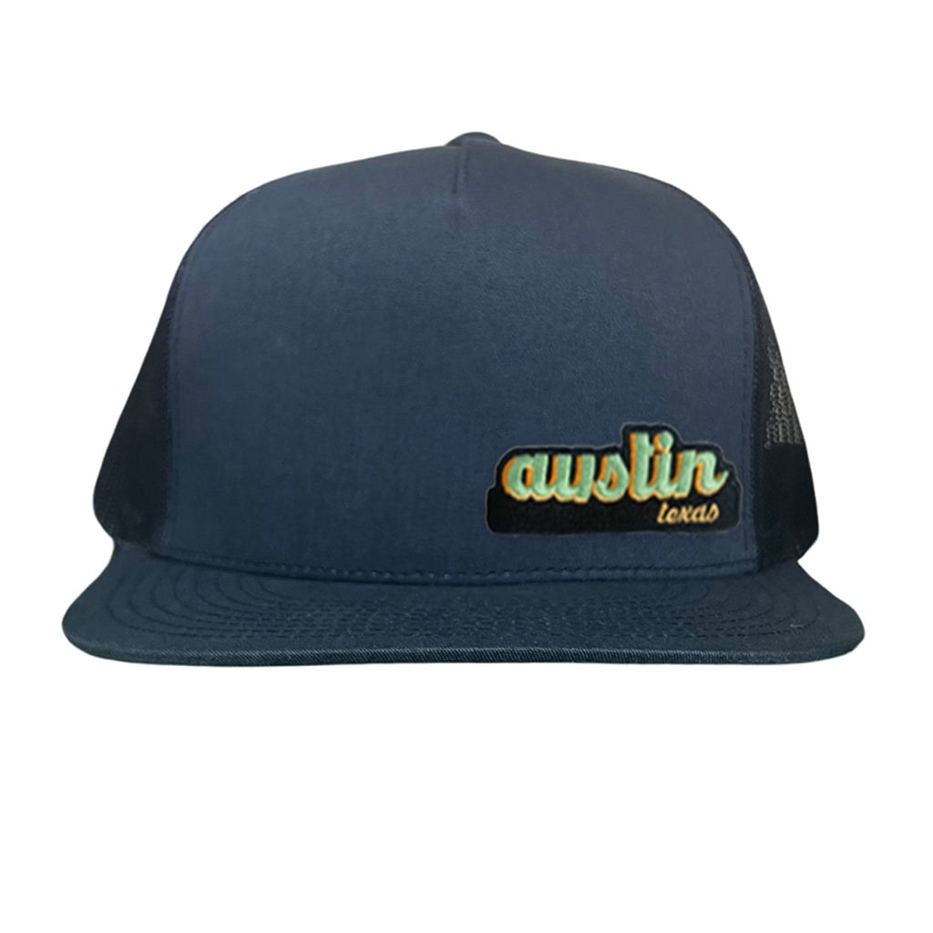 Last Stand Austin Texas Cut Out Patch Trucker Hat