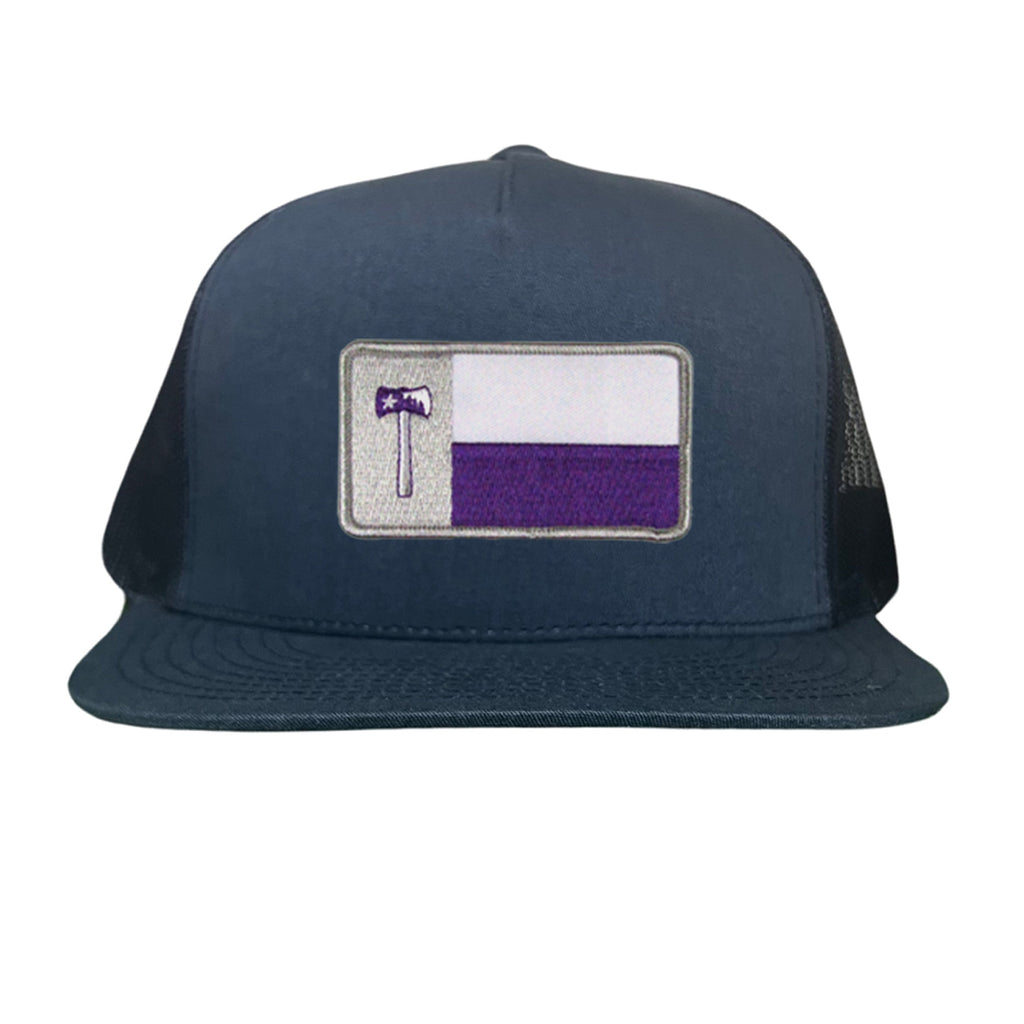SFA / Axe Texas State Flag / Curved Bill Mesh Snapback Hat