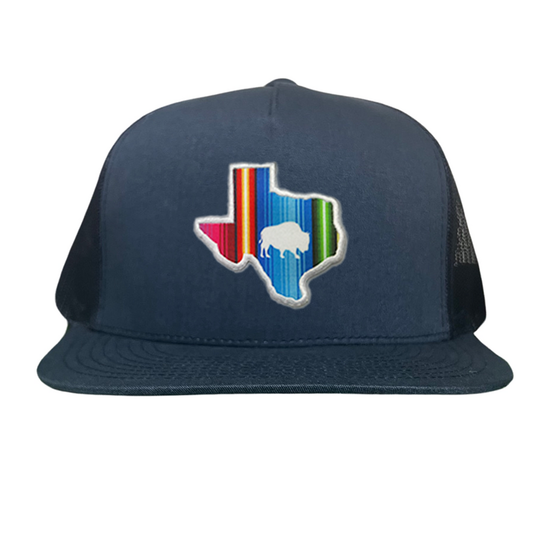State of Texas Serape Baseball Cap with Adjustable Snapback Closure