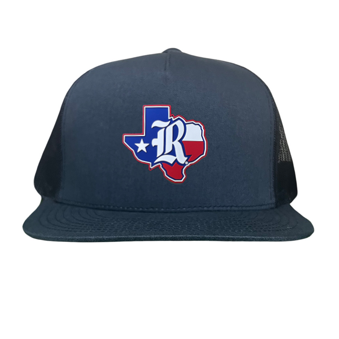 Rice University Old R Texas Flag Rubber Patch Hat