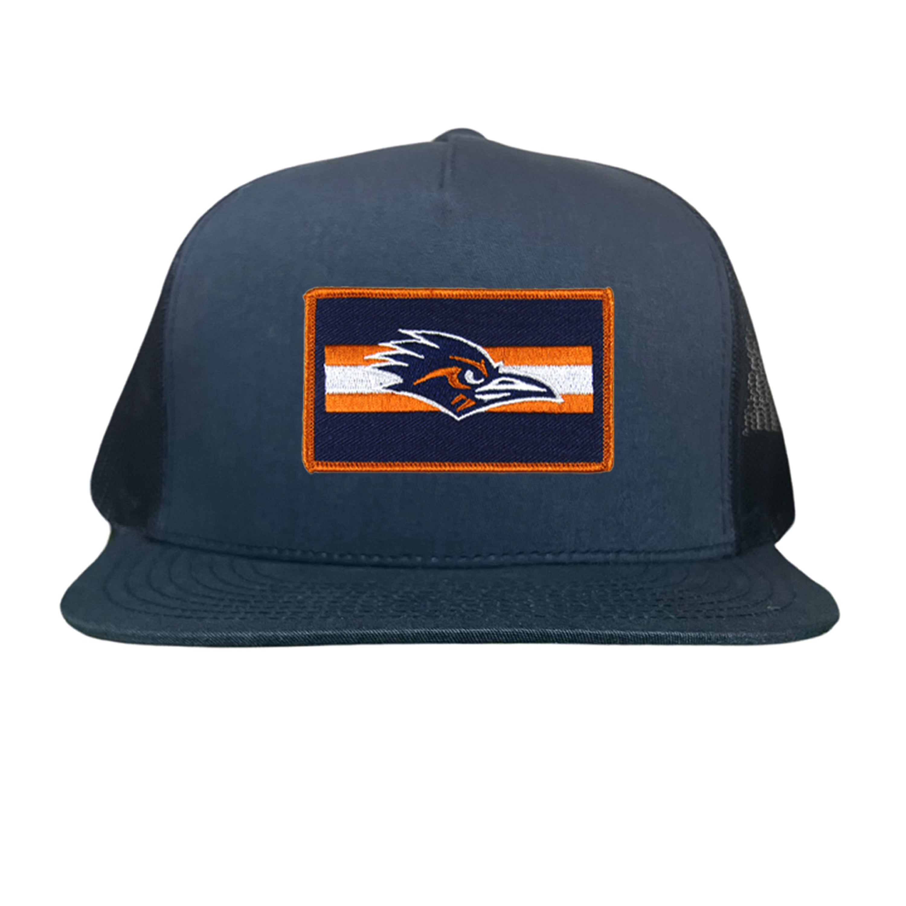 UTSA Roadrunner Rectangle Stripe Patch Hat - Blue and Orange