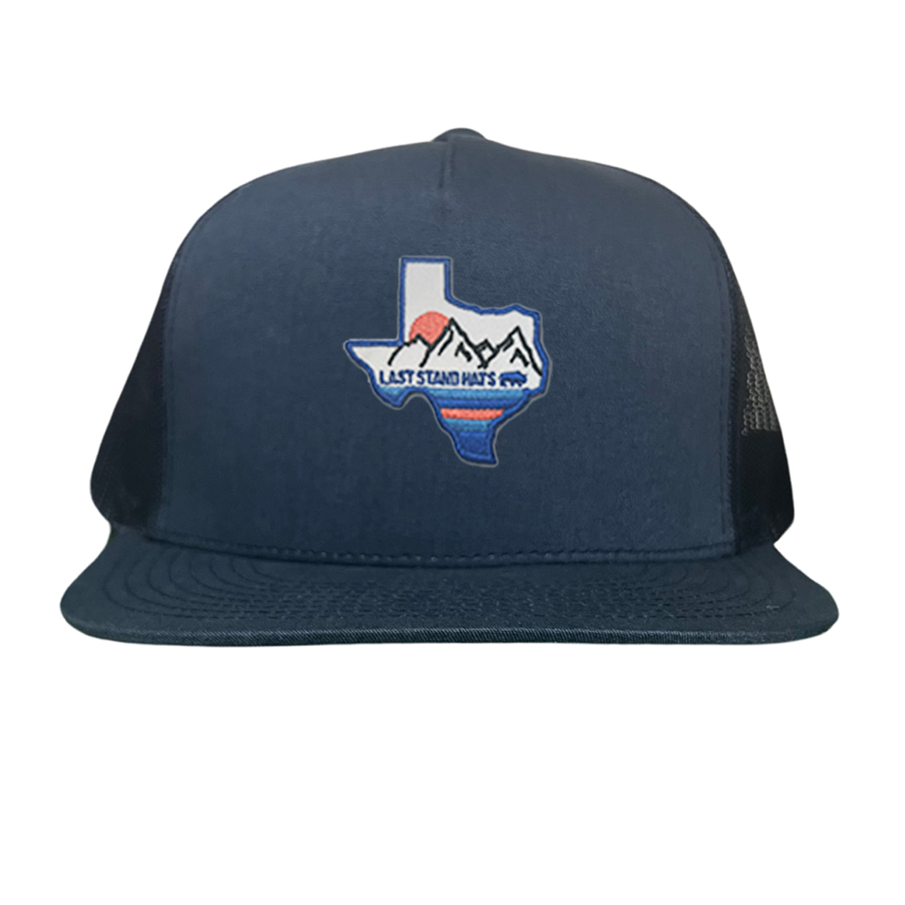Texas Mountains Blue Graphic Hat - Classic Casual Cap