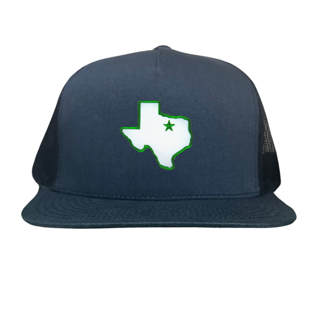 UNT State of Texas Star Baseball Hat Green Black Beige White