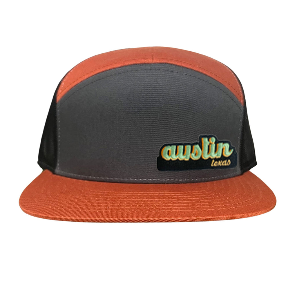 Last Stand Austin Texas Cut Out Patch Trucker Hat