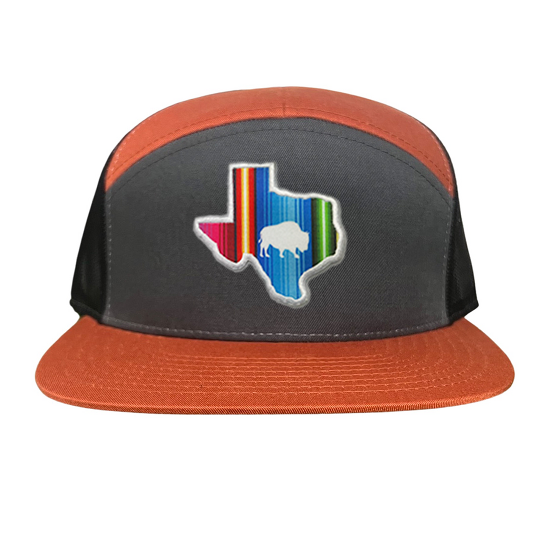State of Texas Serape Baseball Cap with Adjustable Snapback Closure