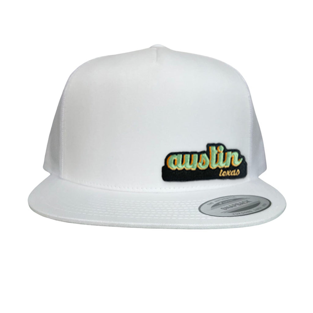 Last Stand Austin Texas Cut Out Patch Trucker Hat