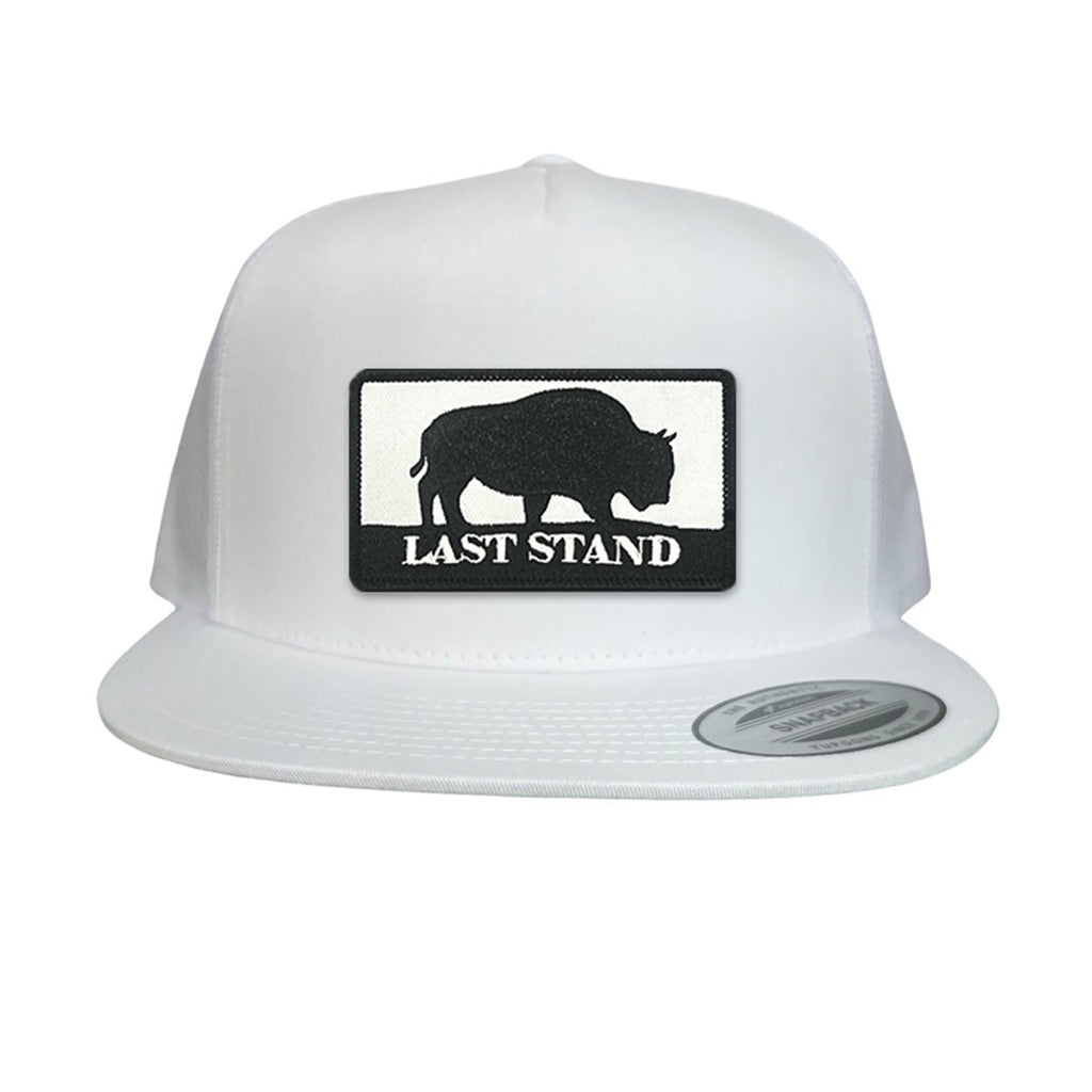 Bison Graphic Curved Bill Trucker Hat Mesh Snapback Cap