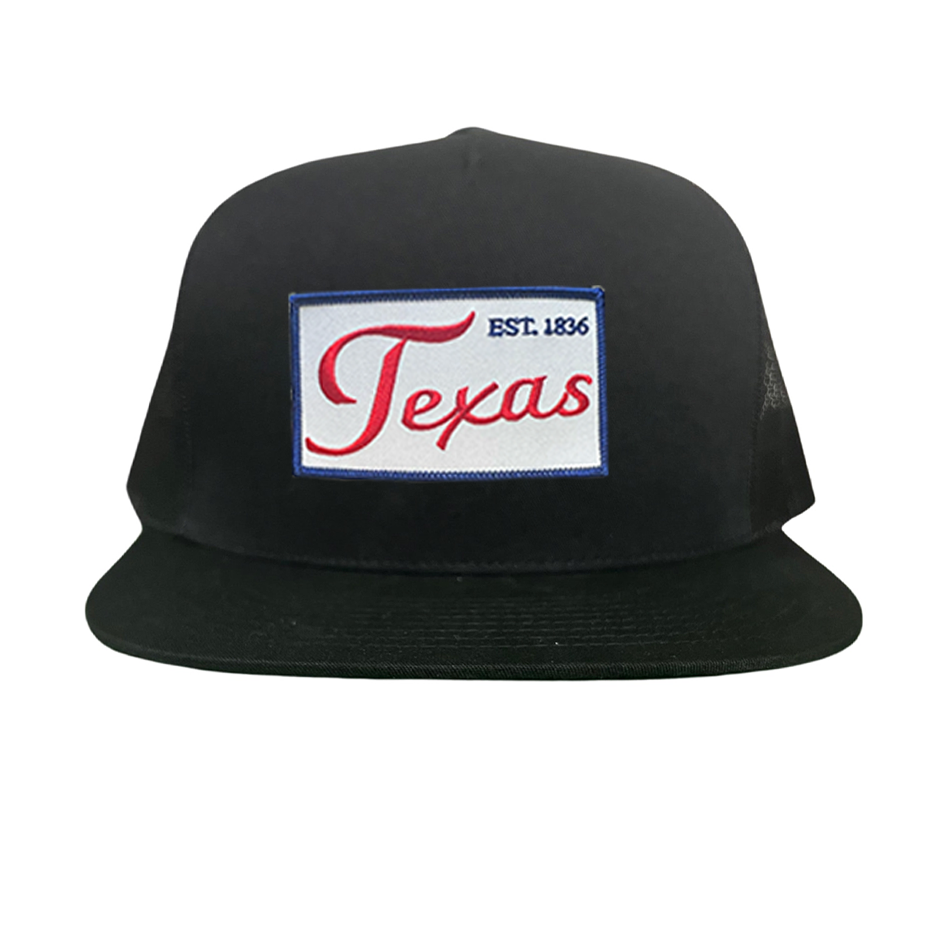 Texas EST 1836 Script Hat - Mesh Snapback, Dad or Rope Style