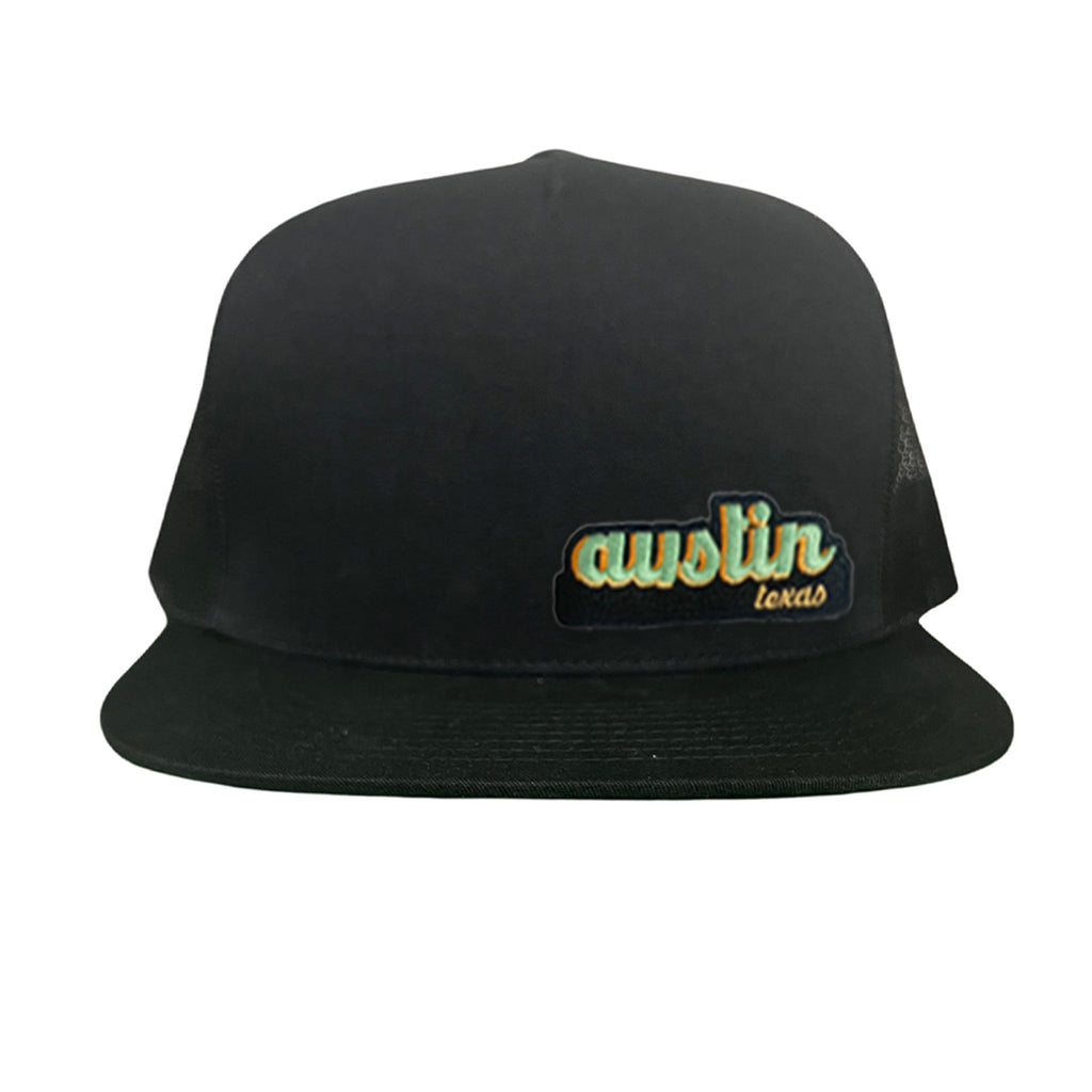 Last Stand Austin Texas Cut Out Patch Trucker Hat