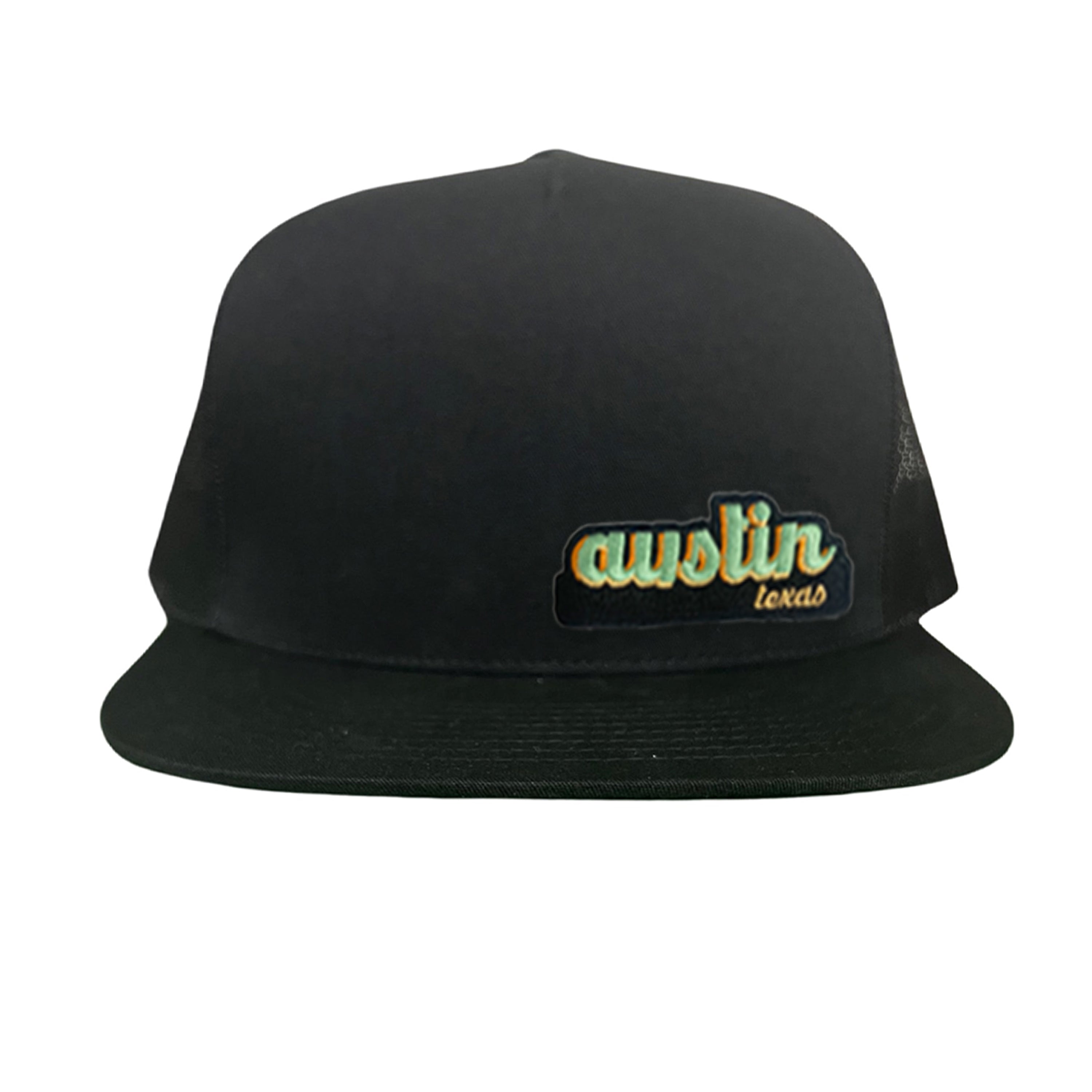 Last Stand Austin Texas Cut Out Patch Trucker Hat