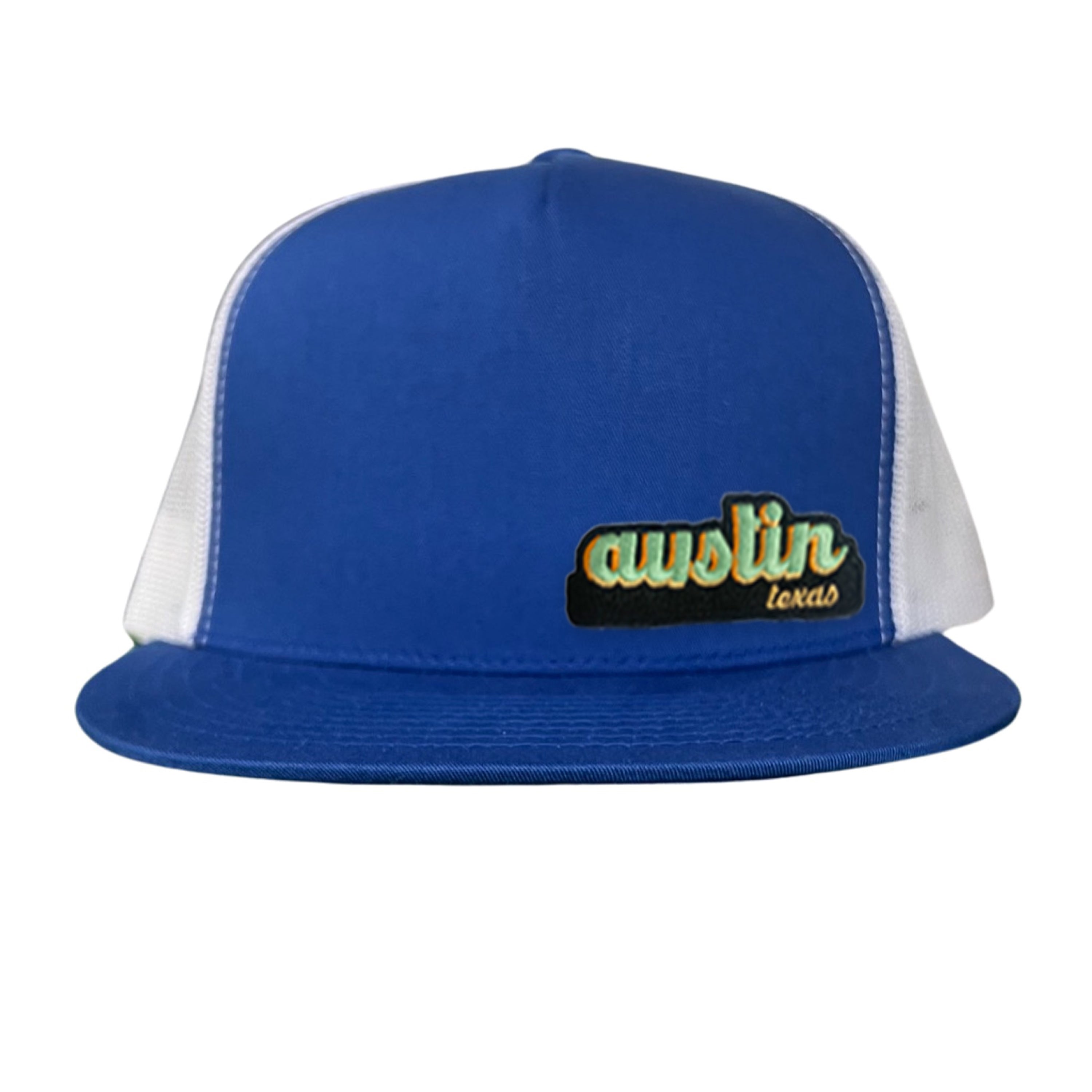 Last Stand Austin Texas Cut Out Patch Trucker Hat