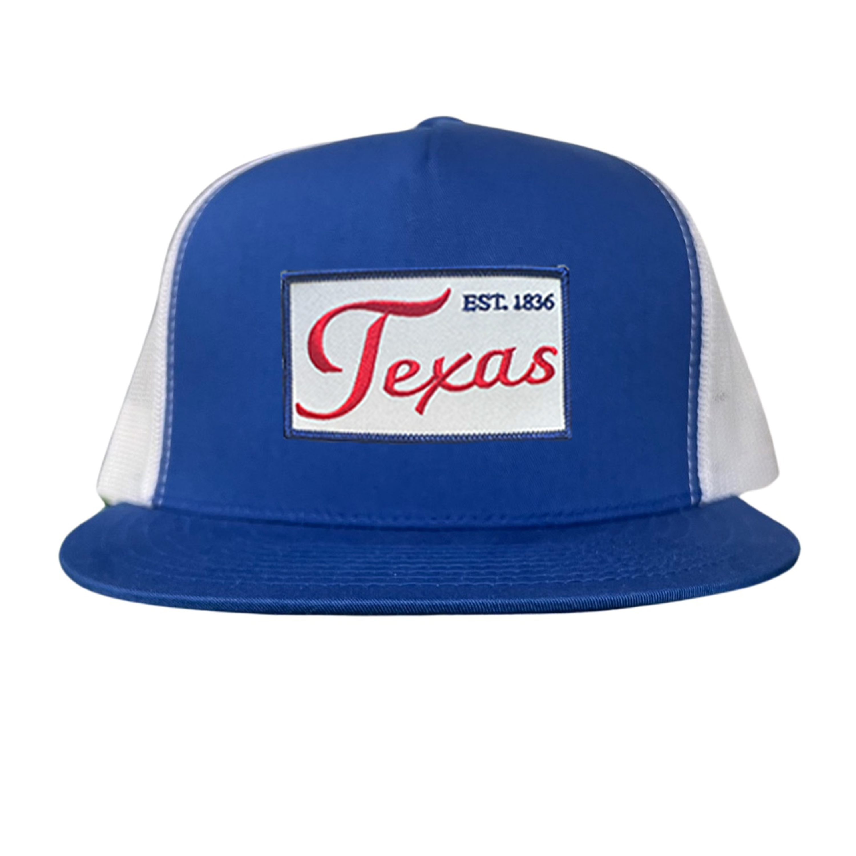 Texas EST 1836 Script Hat - Mesh Snapback, Dad or Rope Style