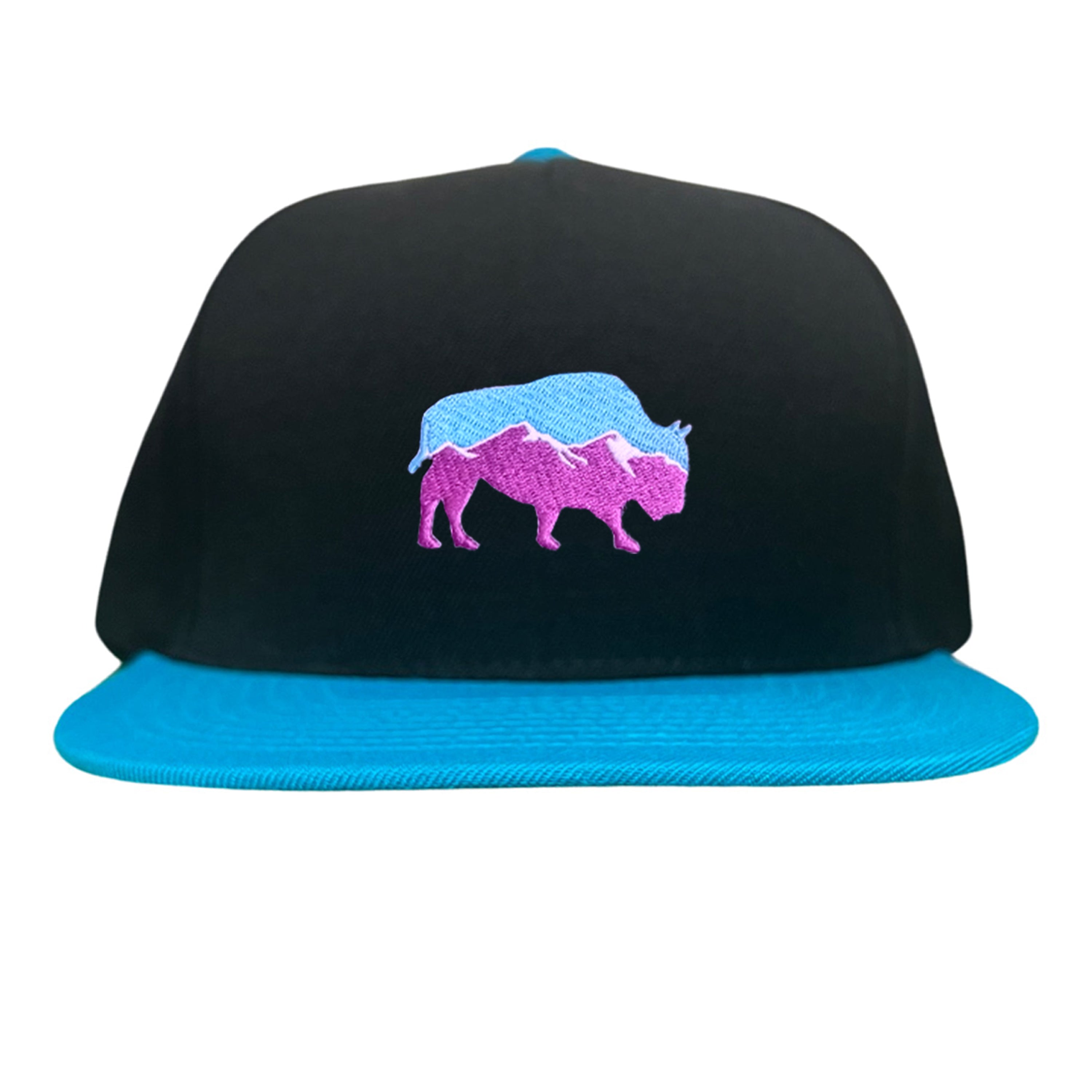 Mountain Bison Patch Outdoor Casual Baseball Hat