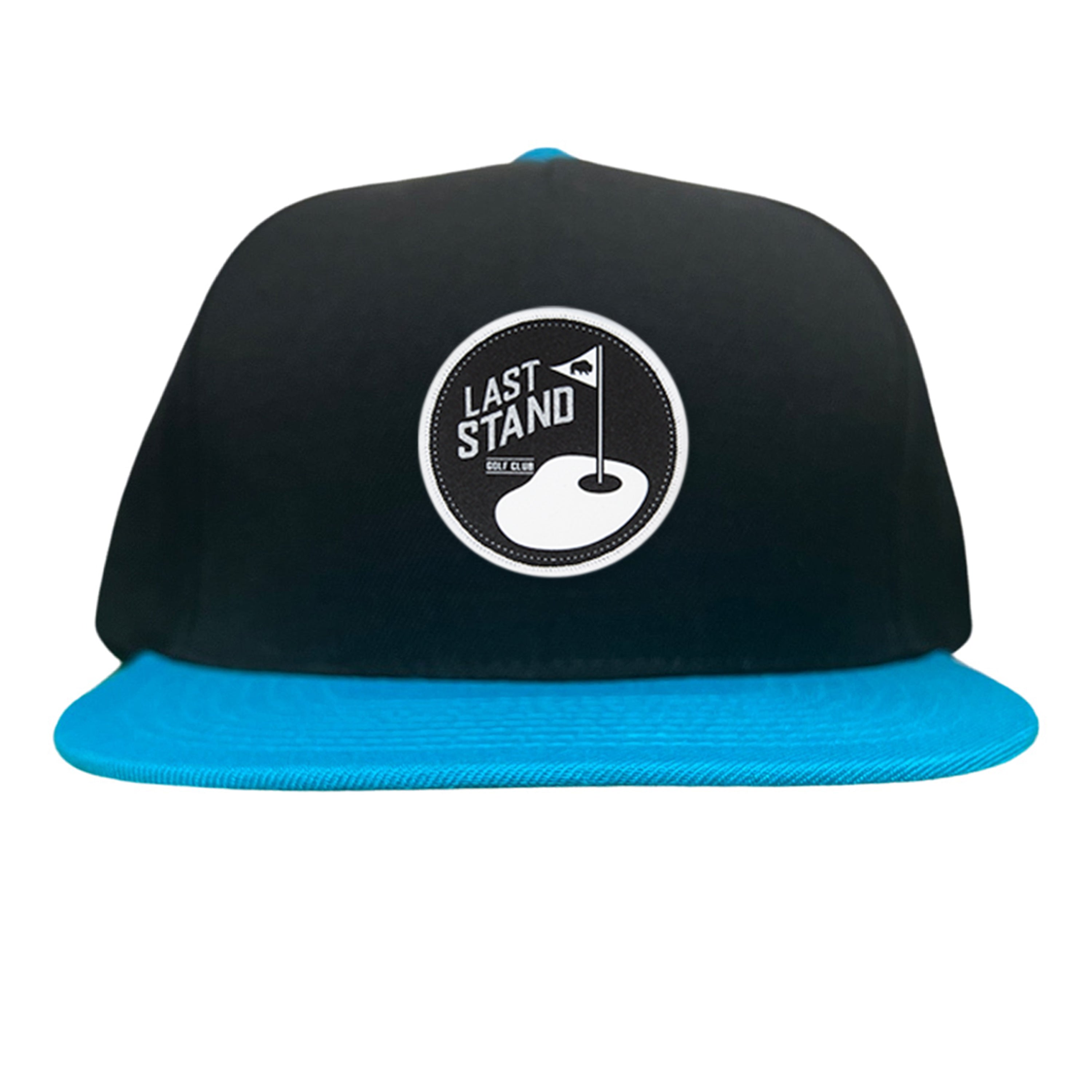 Golf Club Snapback Hat with Breathable Mesh Back and Curved Bill