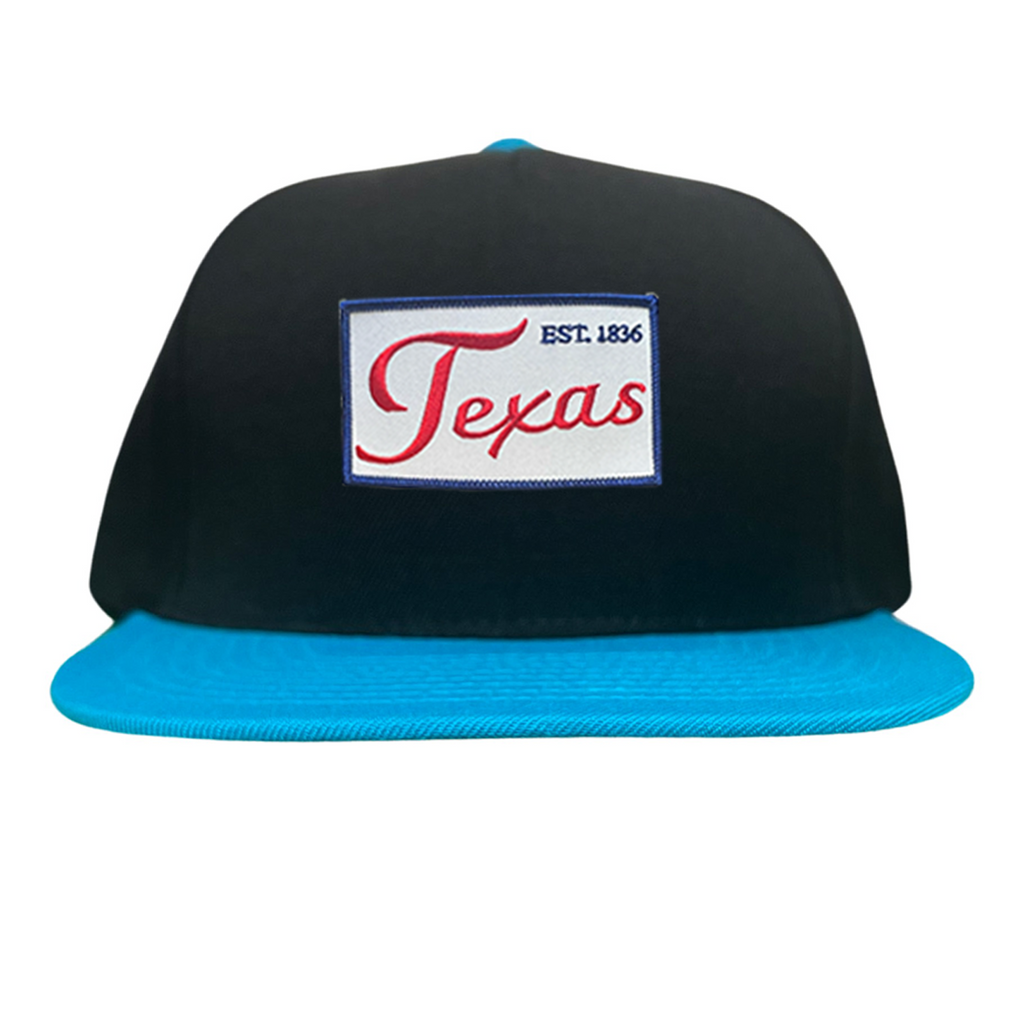 Texas EST 1836 Script Hat - Mesh Snapback, Dad or Rope Style
