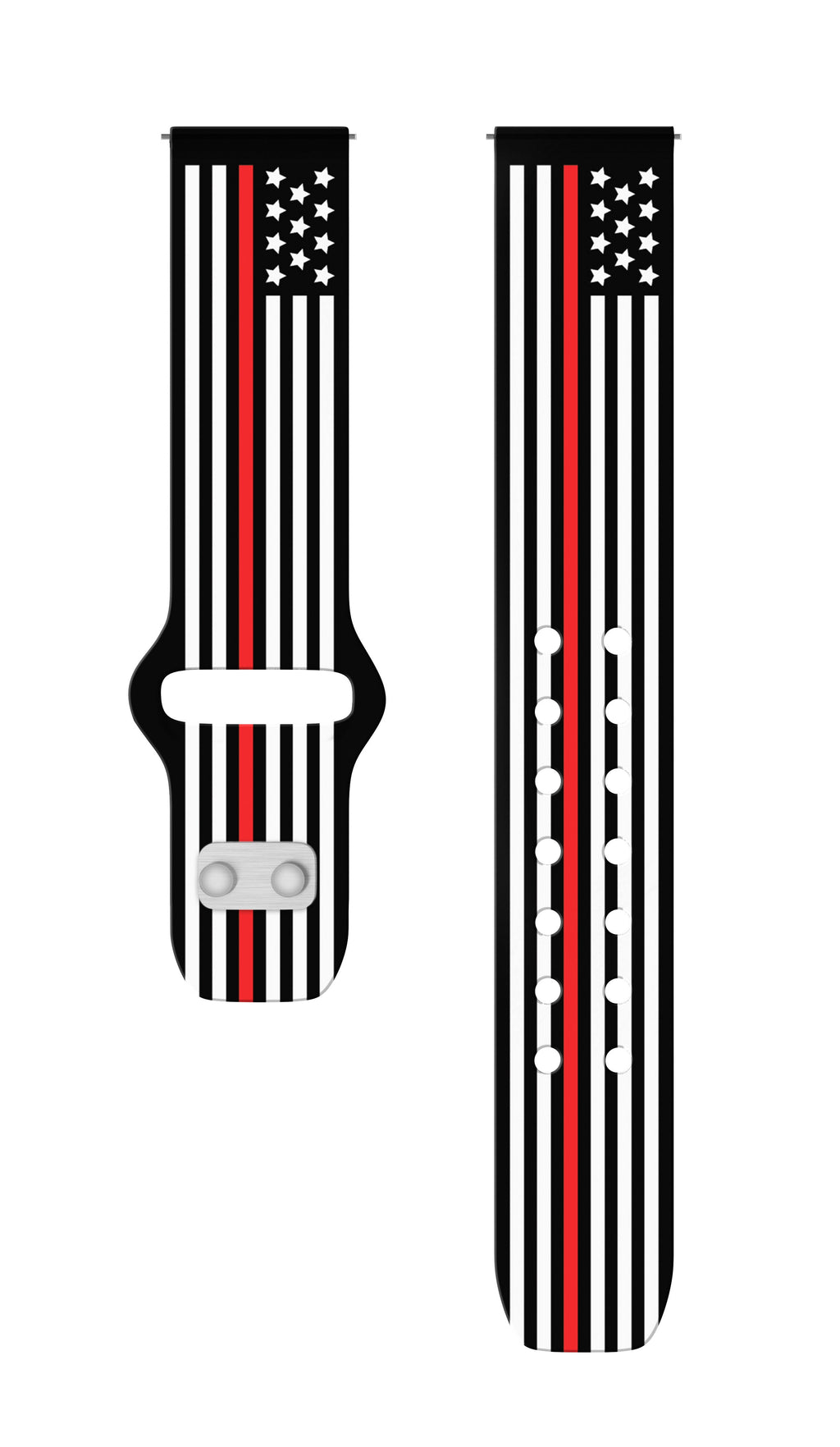 FireFighter First Responder HD  Watchband for Samsung, Garmin, Fossil, and More for Samsung, Garmin, Fossil, and More