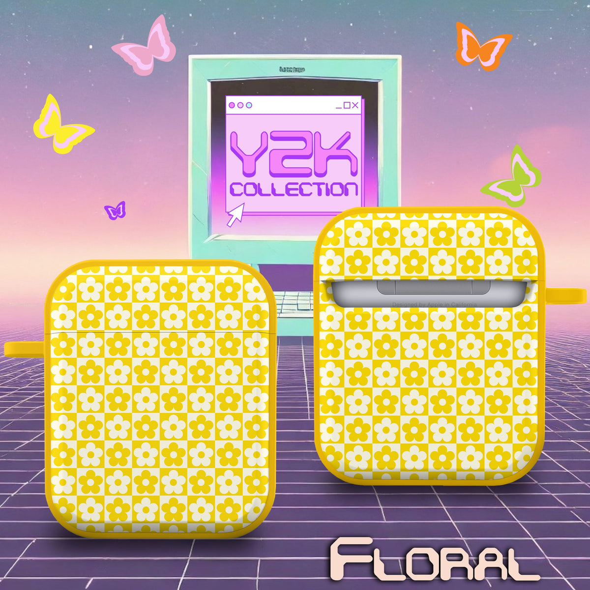 Y2K Smiley AirPods Case Gen 1 & 2 - Retro Collection
