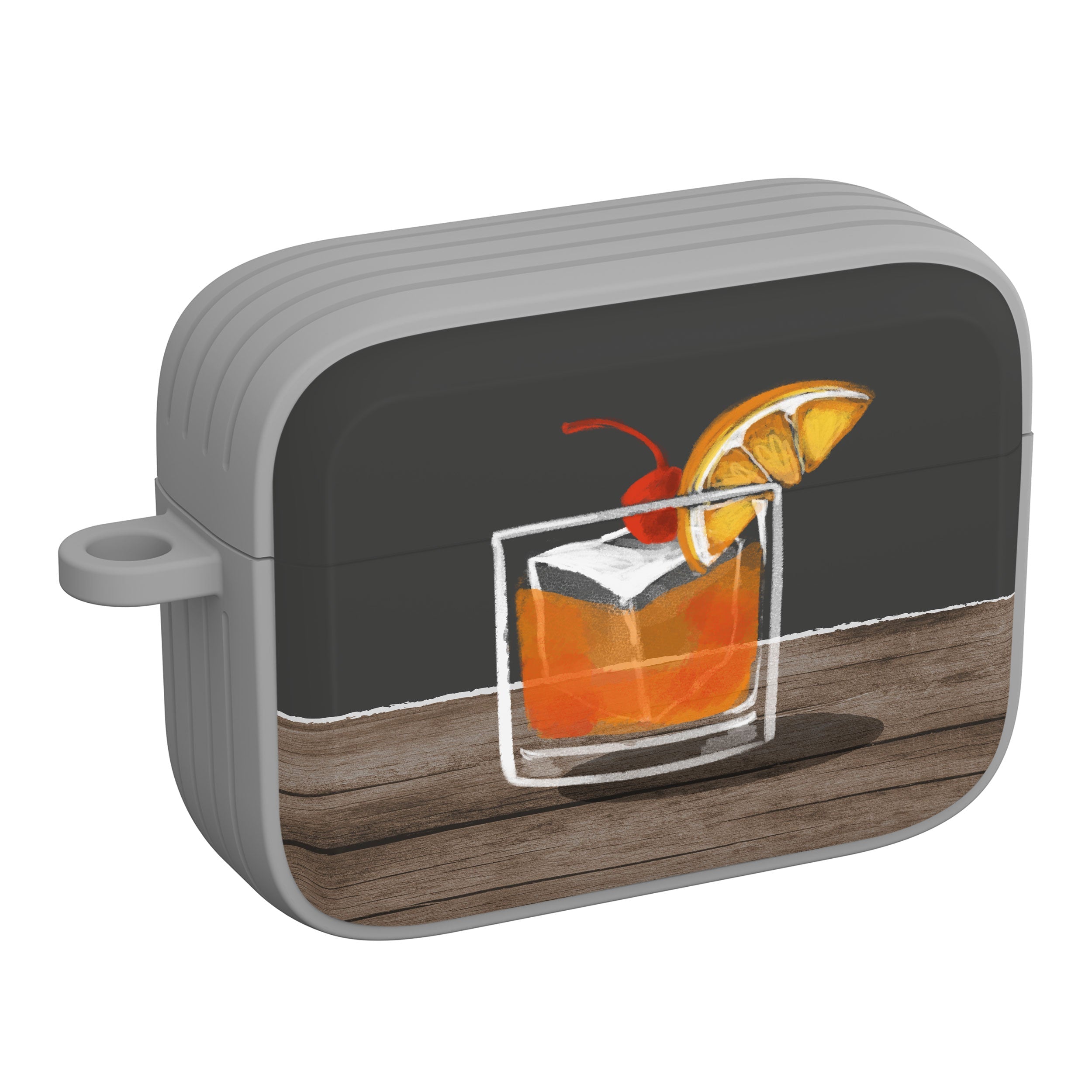 Wine, Beer & Booze AirPods Pro 1 & 2 Protective Case with Carabiner