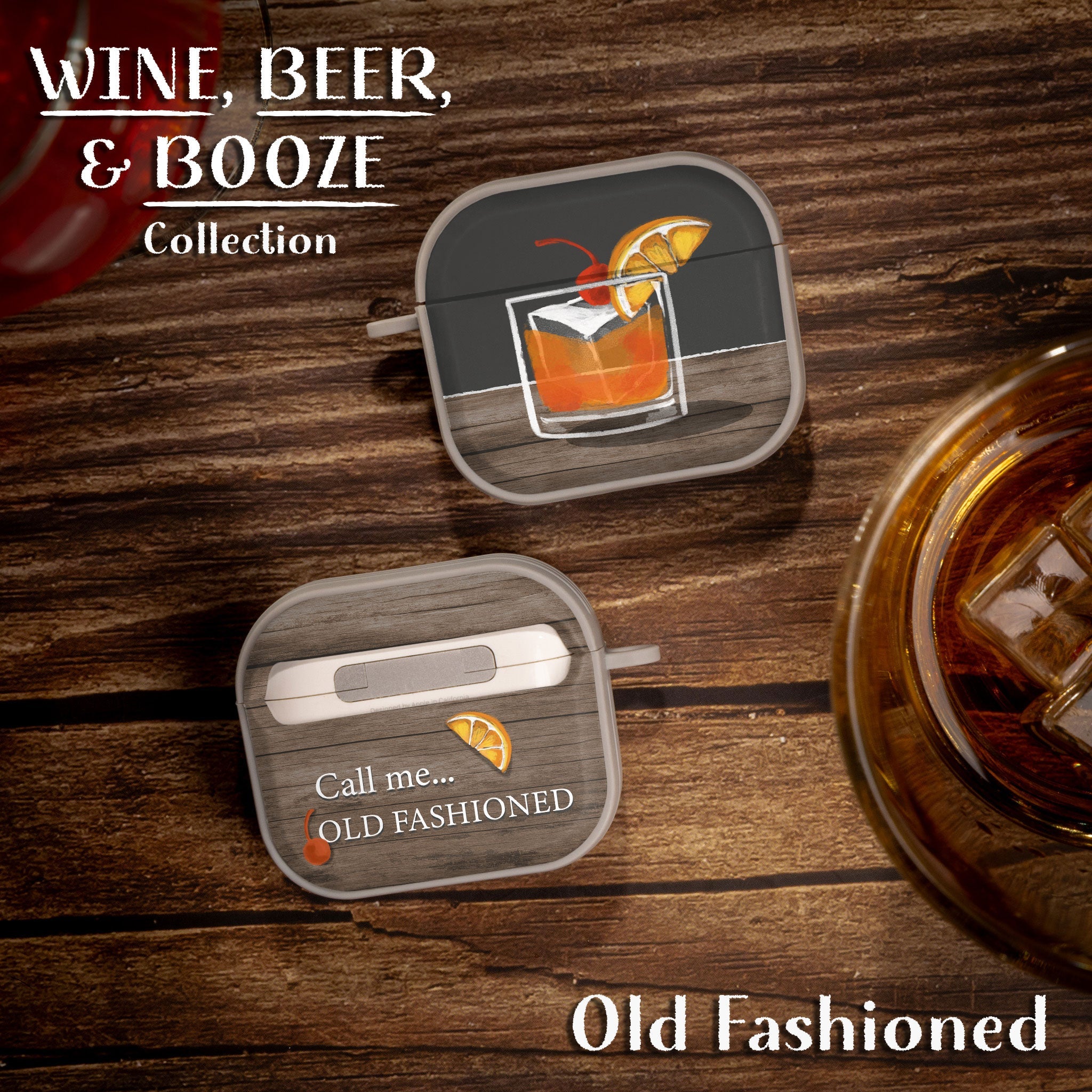 Wine Beer Booze HDX Protective Apple AirPods Gen 3 Case Cover