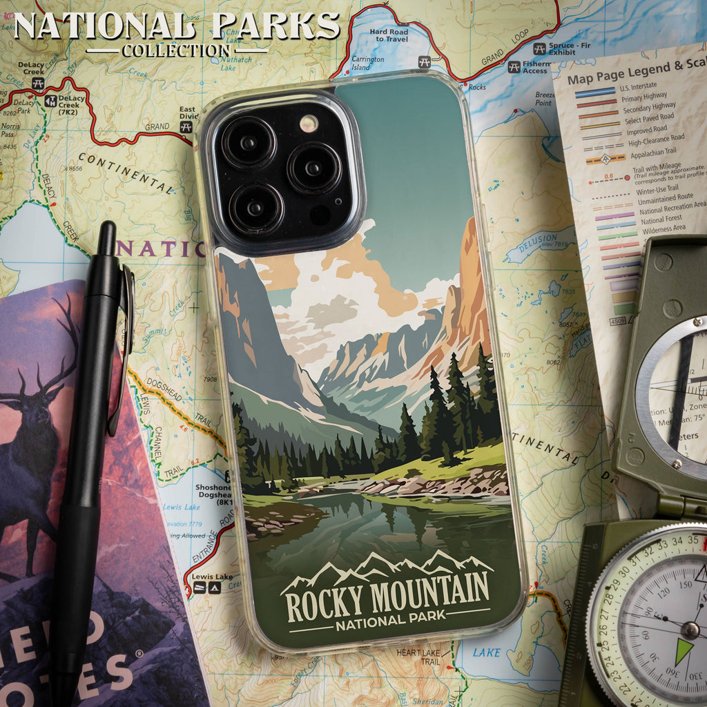 National Parks Rocky Mountain HD Apple iPhone 13 Series Mag-Safe Phone Case