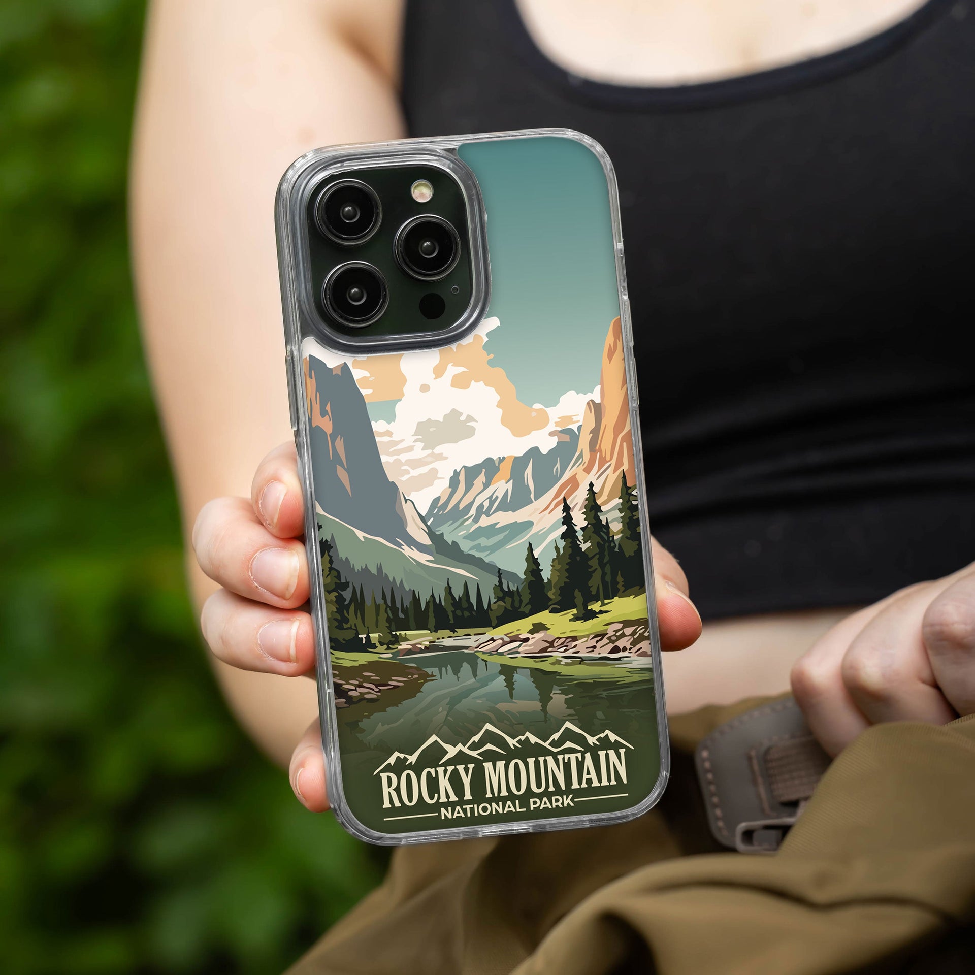 National Parks Rocky Mountain HD Apple iPhone 13 Series Mag-Safe Phone Case