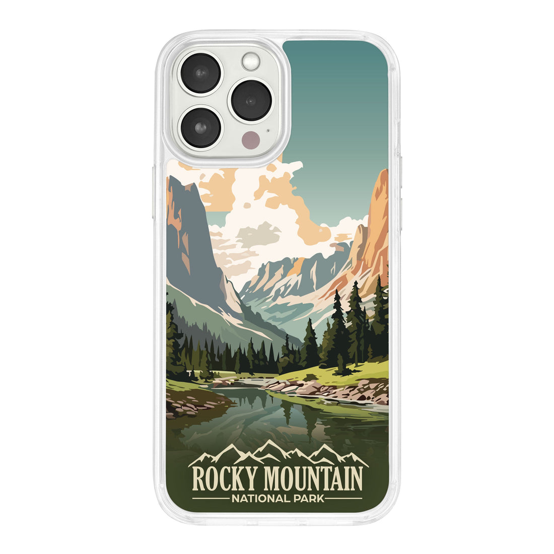 National Parks Rocky Mountain HD Apple iPhone 12 Series Mag-Safe Phone Case