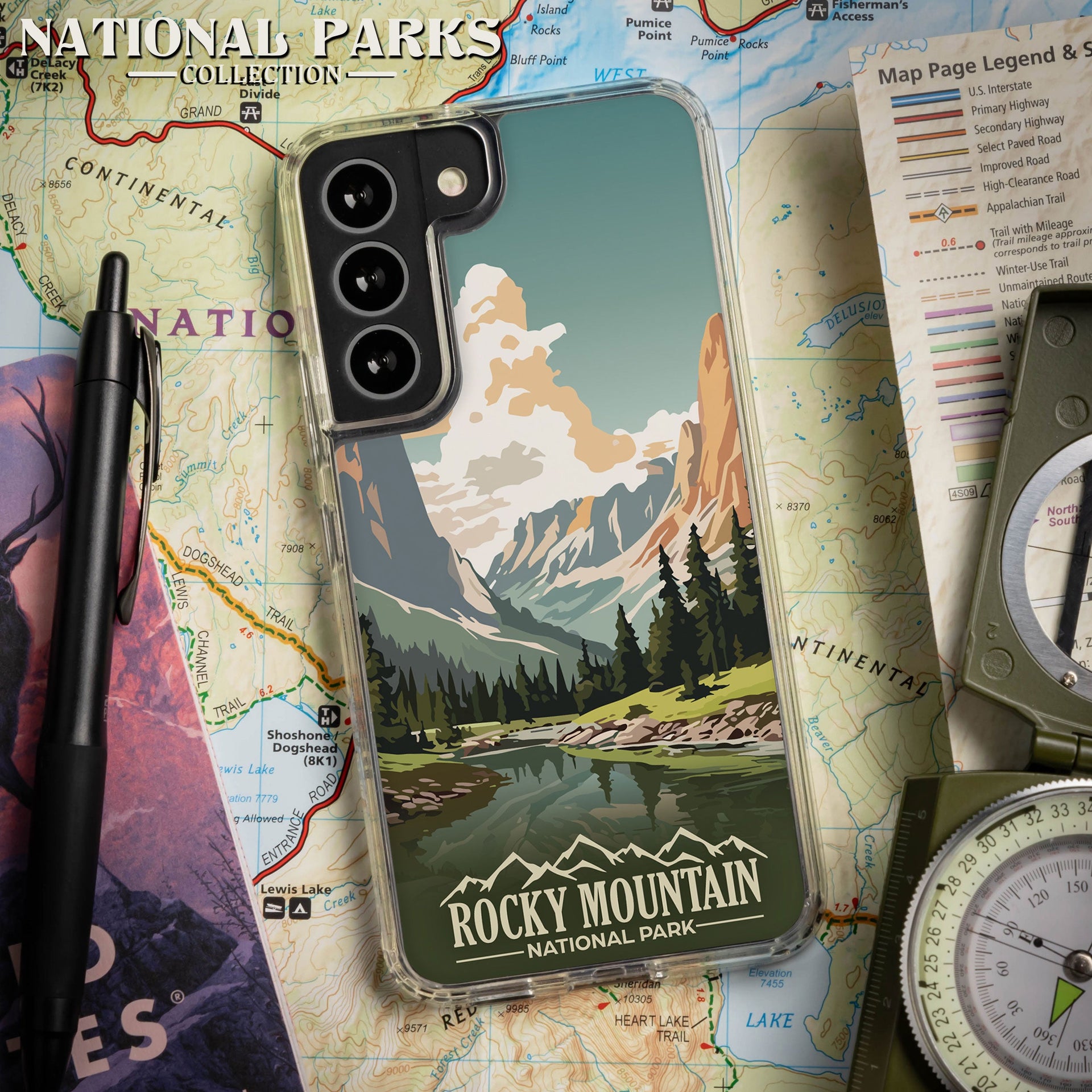 National Parks Rocky Mountain HD Samsung Galaxy S22 Phone Case