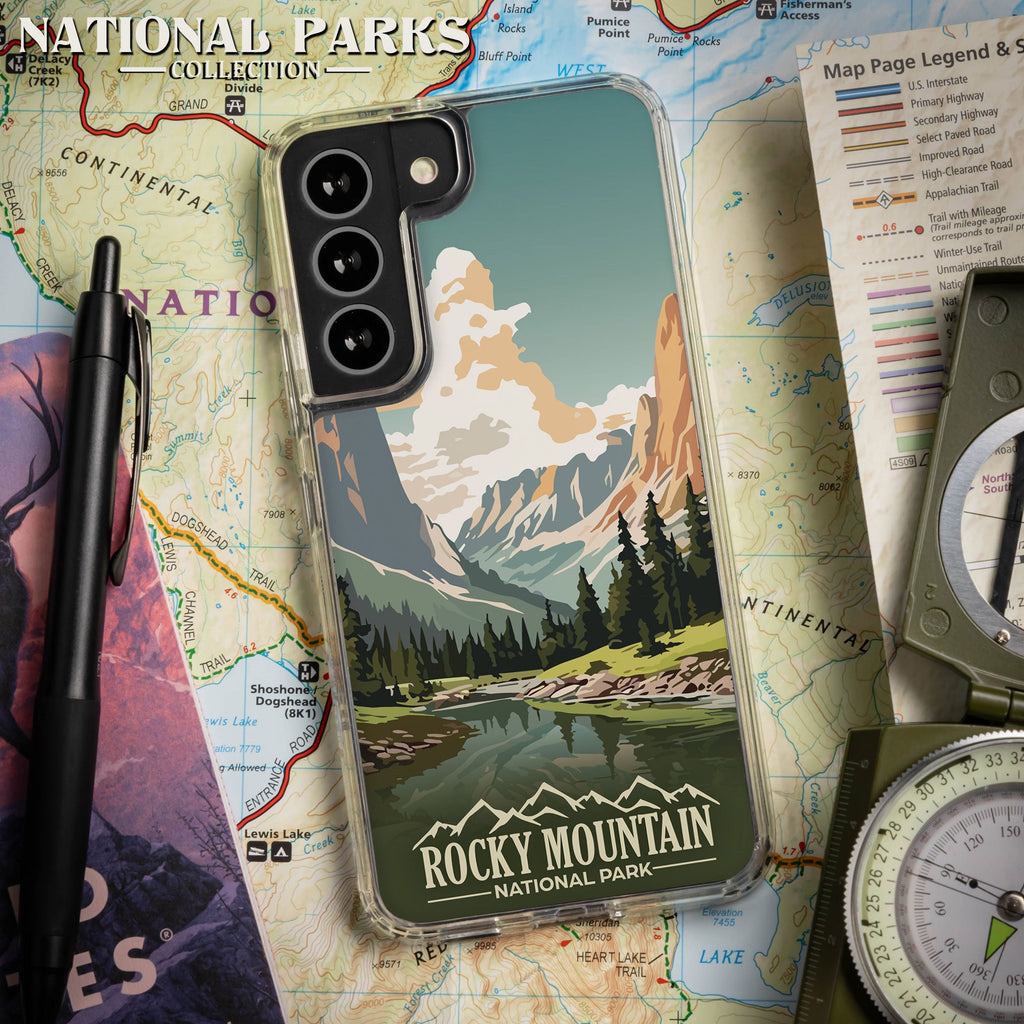 National Parks Rocky Mountain HD Samsung Galaxy S21 Phone Case