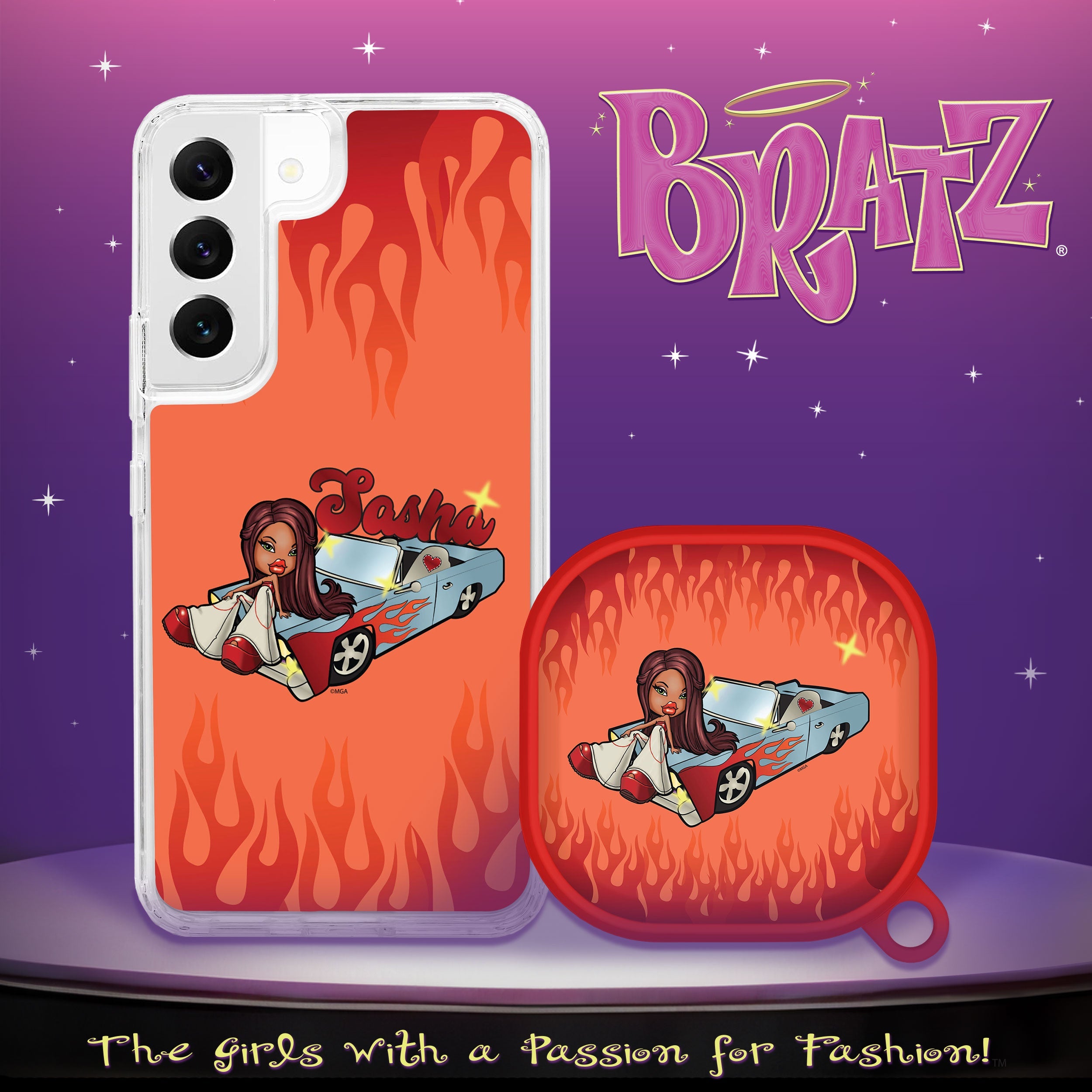 Bratz® Passion For Fashion HD Samsung Galaxy S22 Series and Buds Pro Combo Package