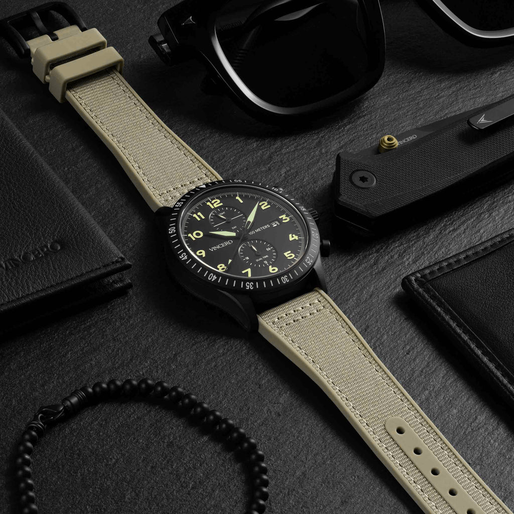 The Altitude Watch in Graphite - 43mm Mens Everyday Timepiece