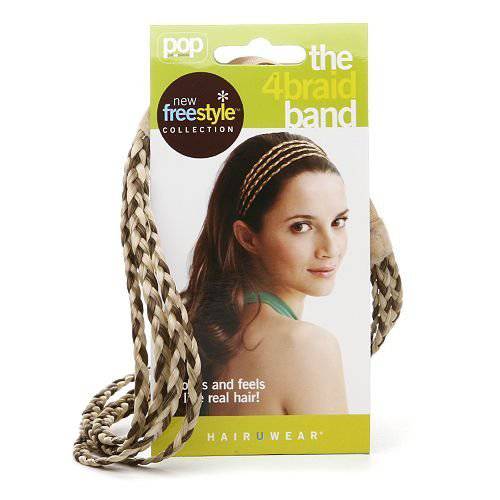 4 Braid Band Hair Accessory with Trio Colors for Styling