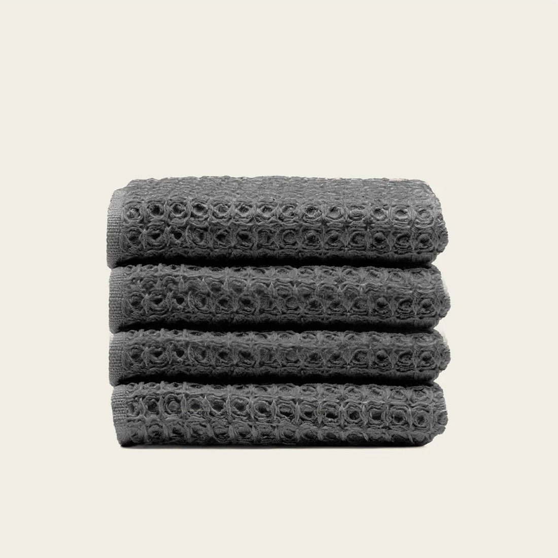 Sedona White Cotton Waffle Weave Bath Towel