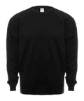 French Terry Crew Neck Fleece Pullover Lightweight Sweatshirt