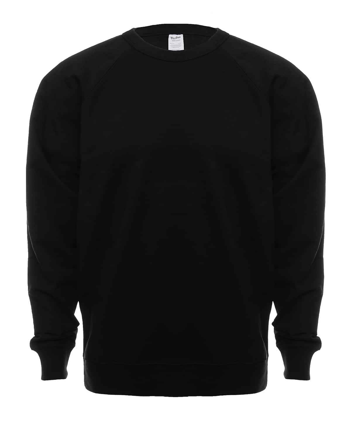 French Terry Crew Neck Fleece Pullover Lightweight Sweatshirt