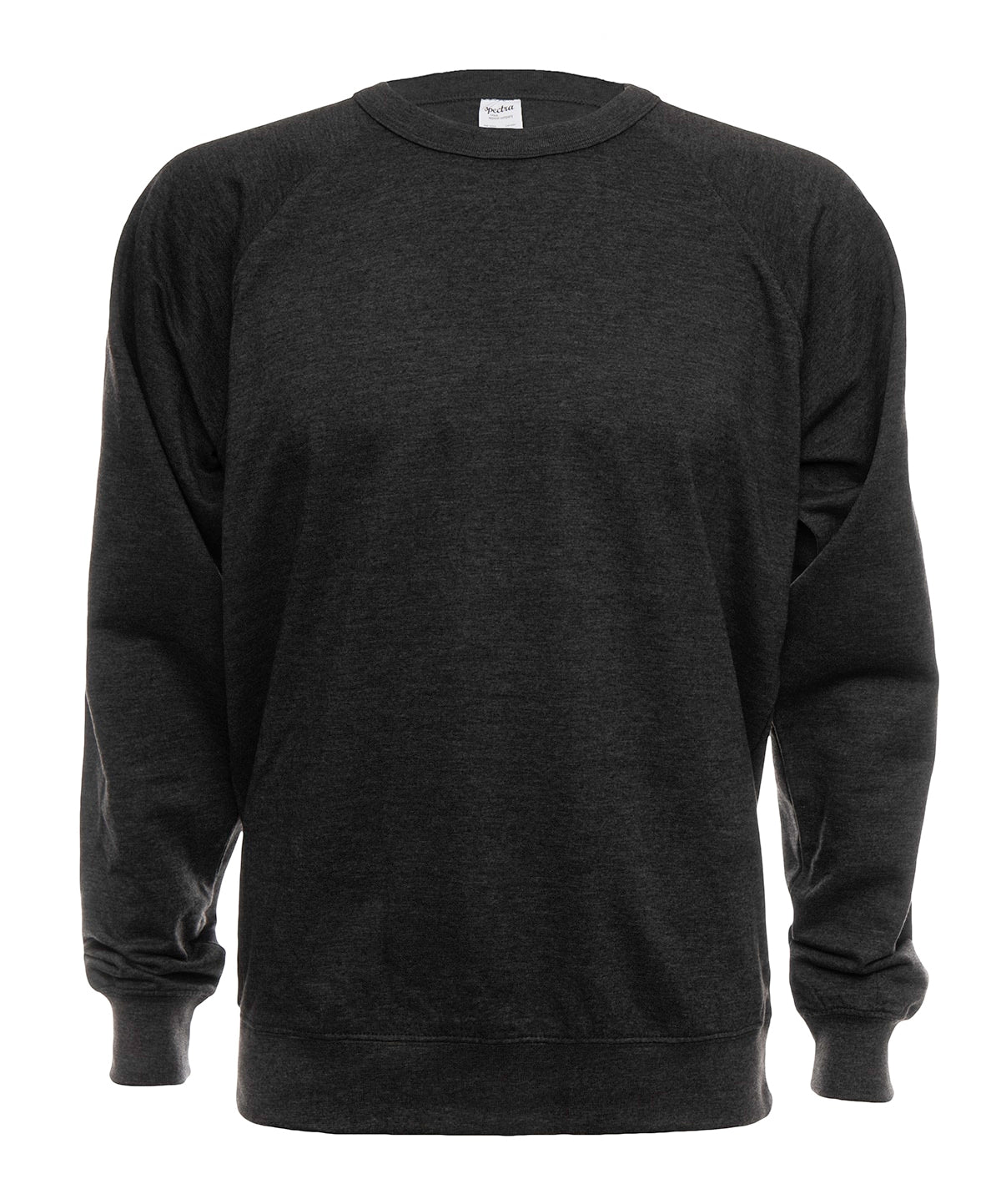 French Terry Crew Neck Fleece Pullover Lightweight Sweatshirt