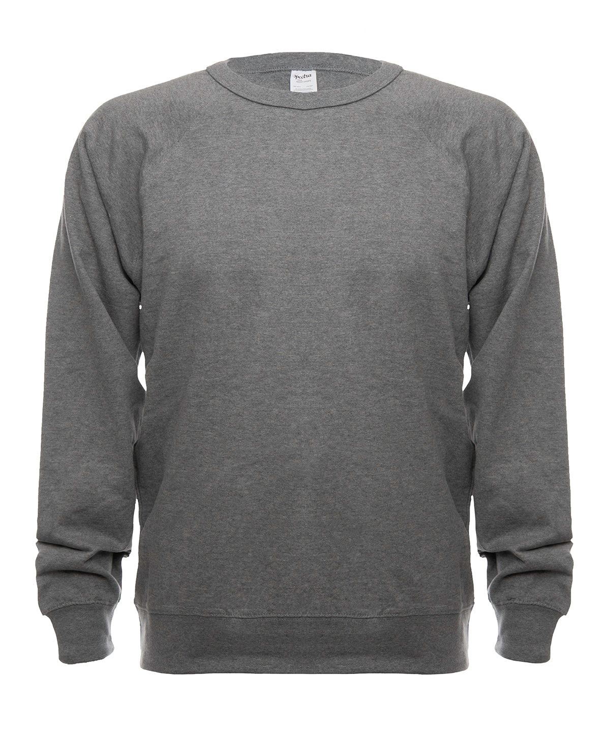 French Terry Crew Neck Fleece Pullover Lightweight Sweatshirt