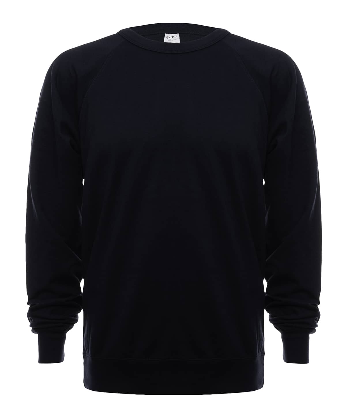 French Terry Crew Neck Fleece Pullover Lightweight Sweatshirt