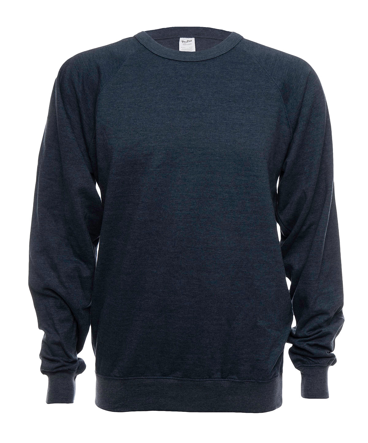 French Terry Crew Neck Fleece Pullover Lightweight Sweatshirt