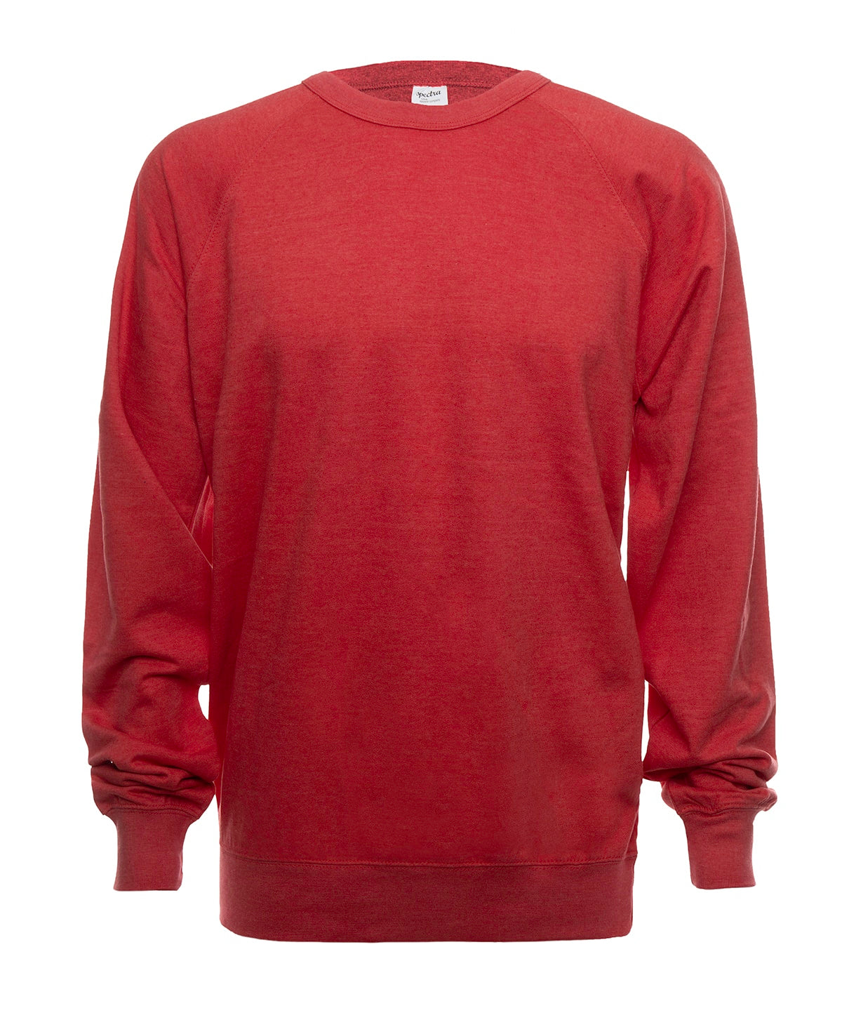 French Terry Crew Neck Fleece Pullover Lightweight Sweatshirt