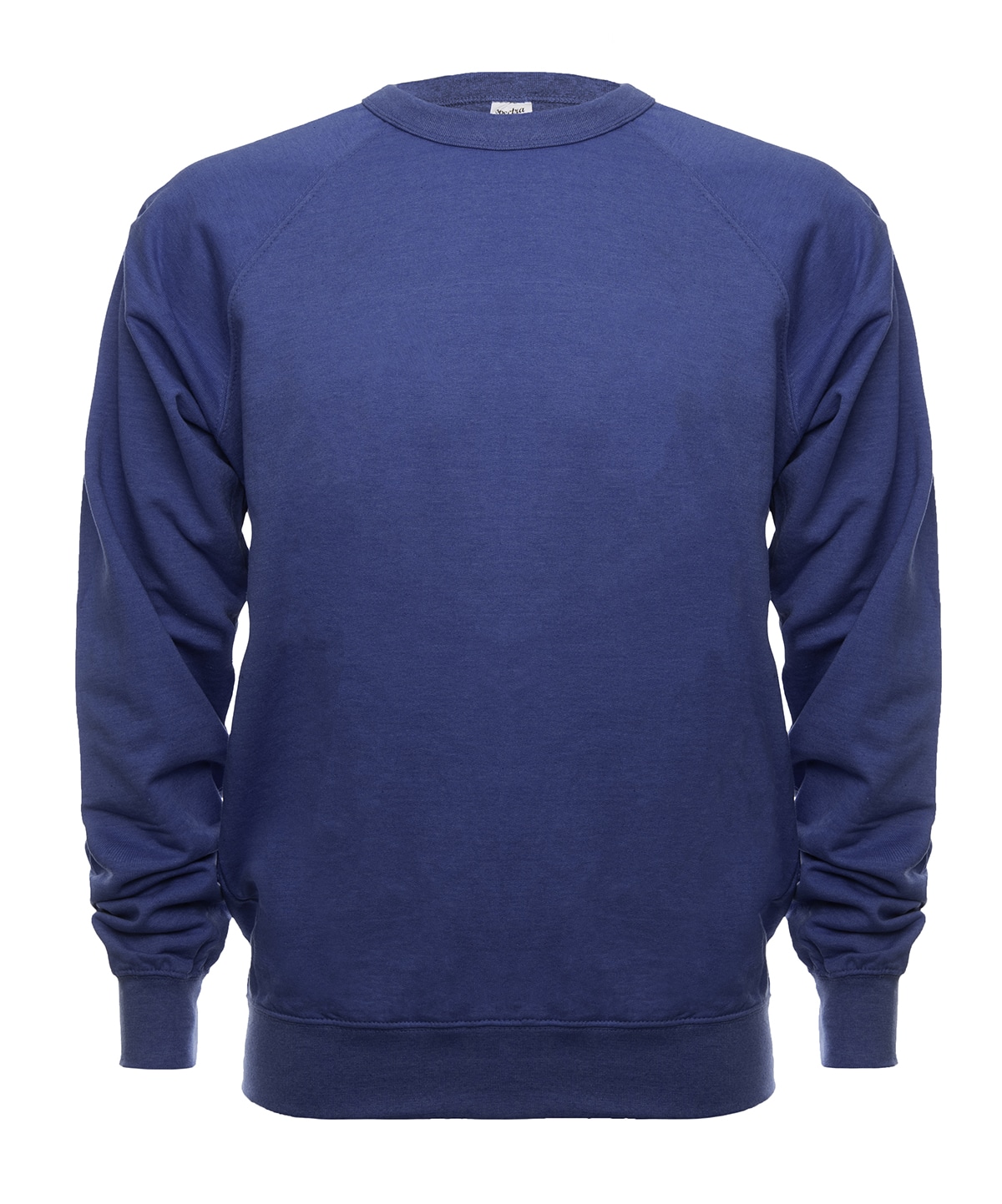 French Terry Crew Neck Fleece Pullover Lightweight Sweatshirt