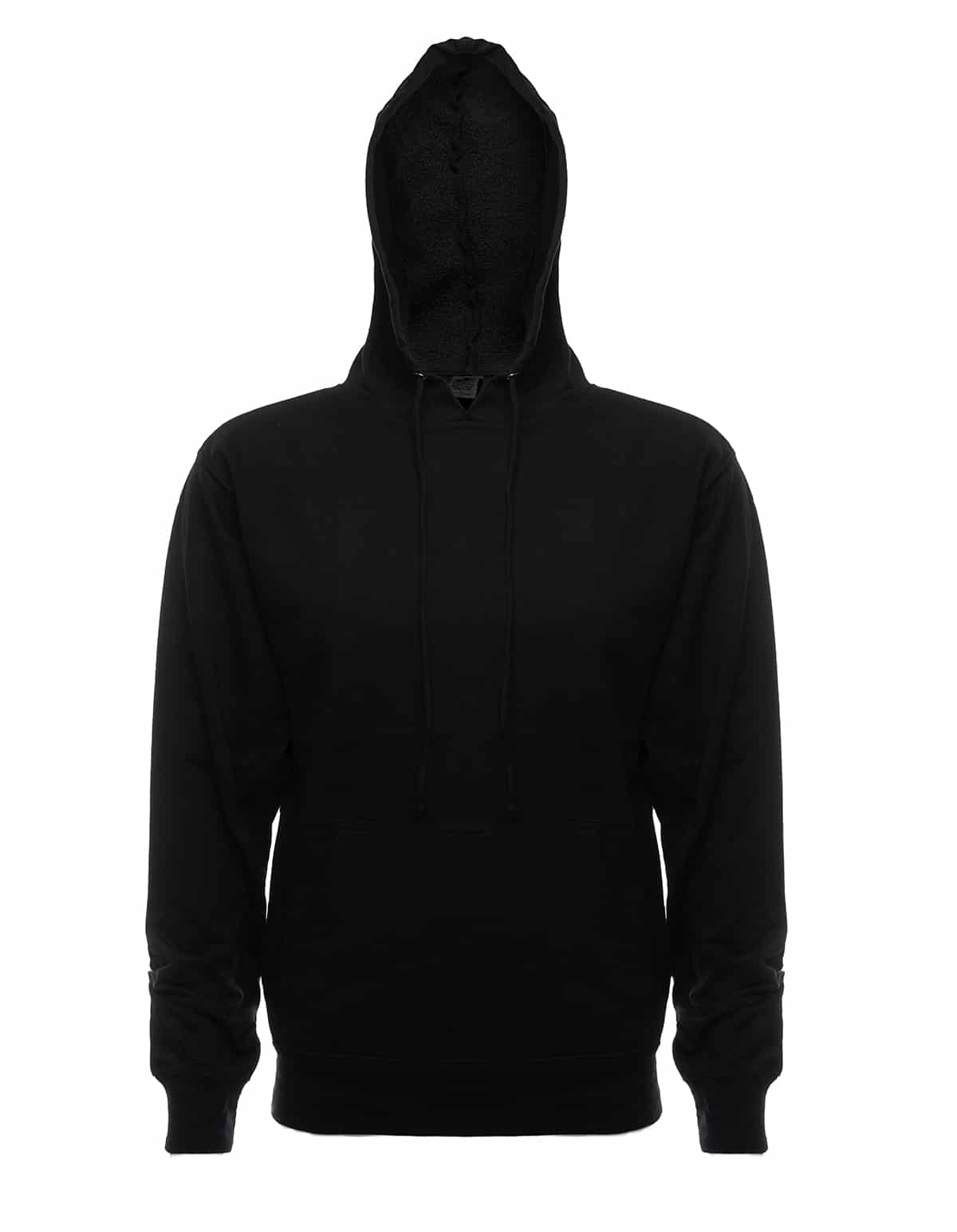 French Terry Pullover Hoodie with Kangaroo Pocket - Image 2