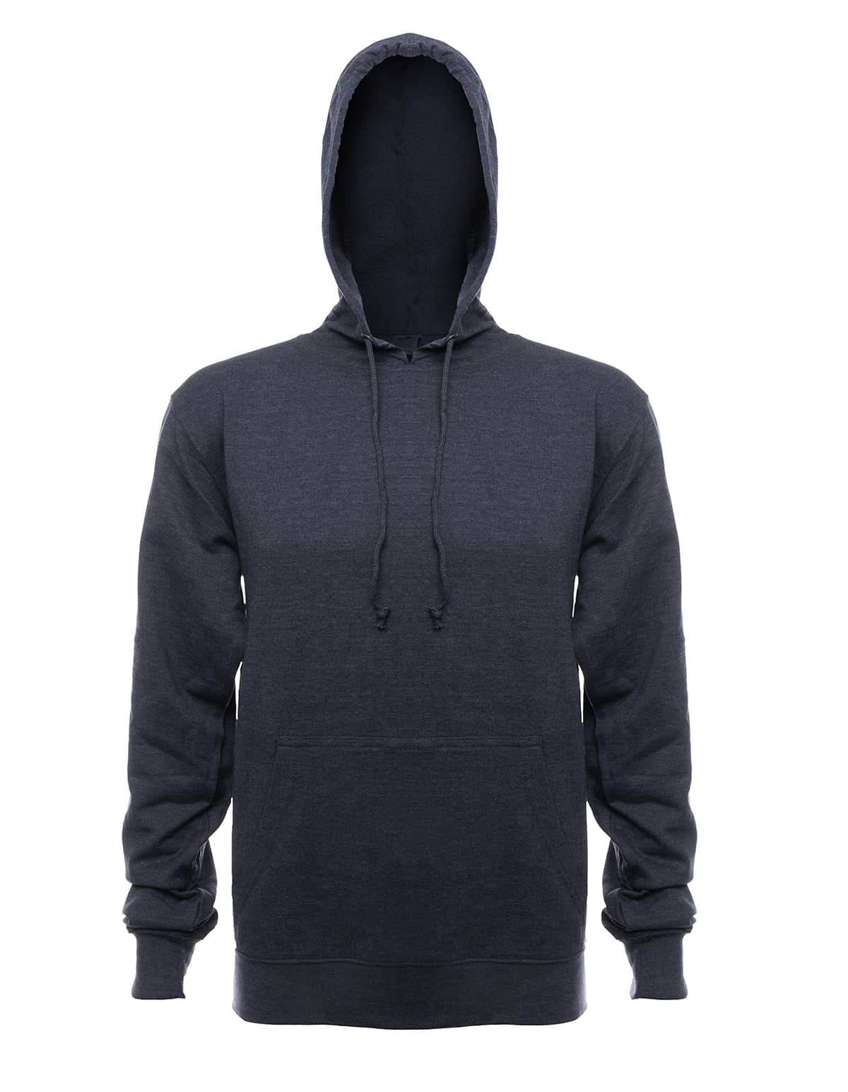French Terry Pullover Hoodie with Kangaroo Pocket - Image 6