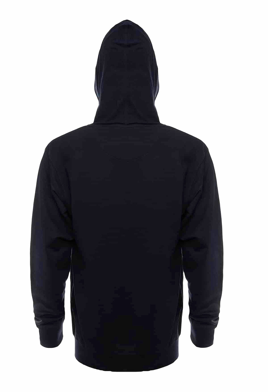 French Terry Zip Up Hoodie with Adjustable Drawstring Hood - Image 3